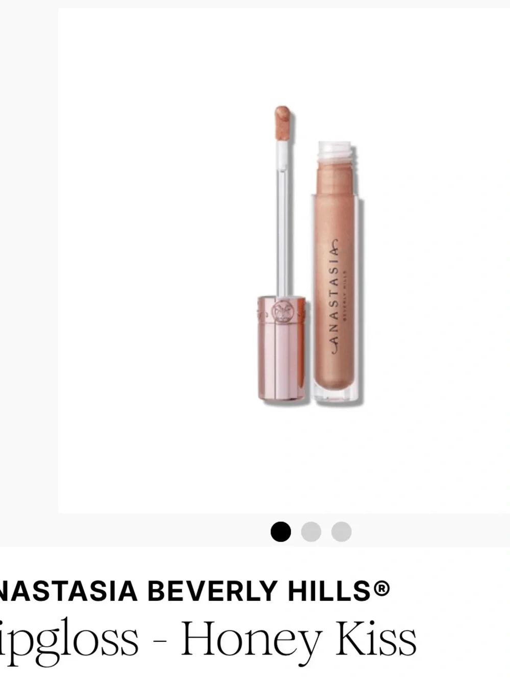 Anastasia Beverly Hills Lip Gloss - Honey Kiss Peachy Nude NWT